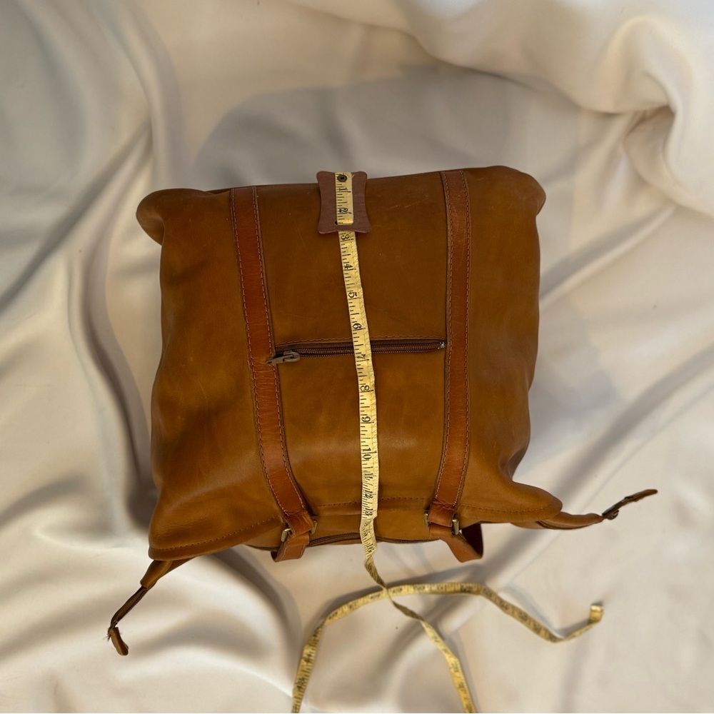 C&C California Large Tan Brown Leather Tote Bag - Picture 7 of 15